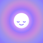 Vignette du projet alan mind. Visage souriant en emoticon sur un fond violet.