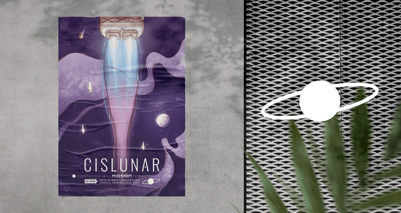 Mission Cislunar | Affiche sur mur