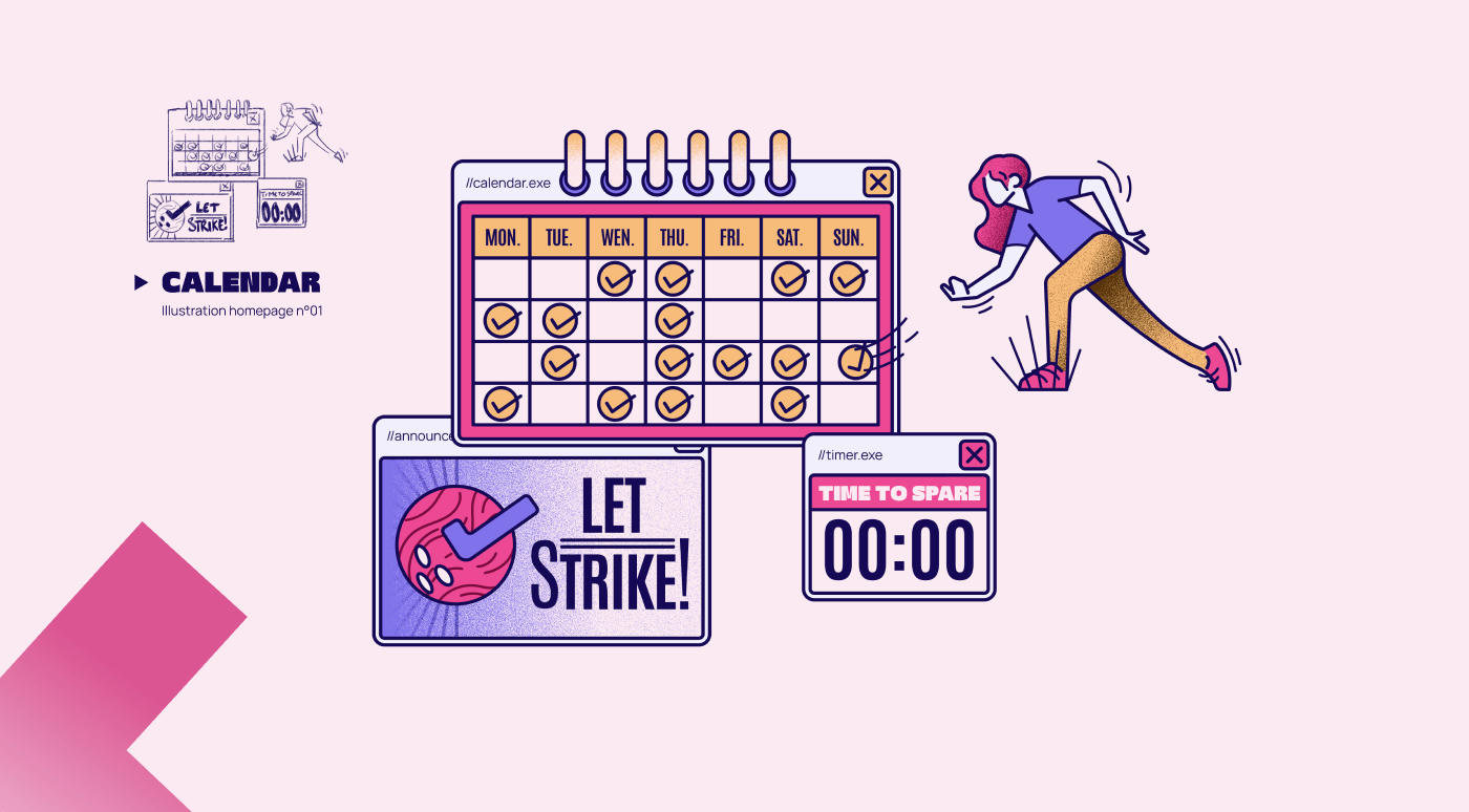 Letstrike - Illustration Calendar