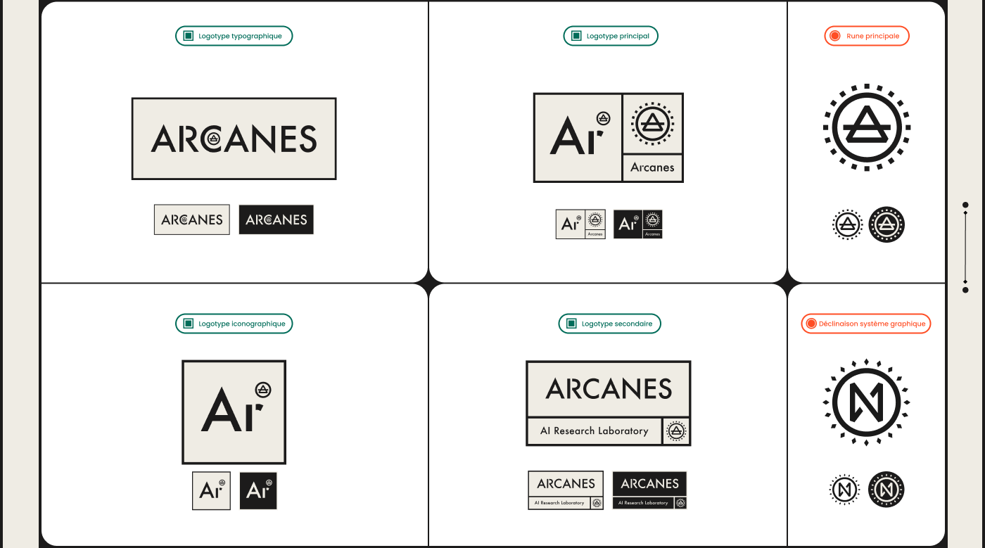 Arcanes - Logotypes