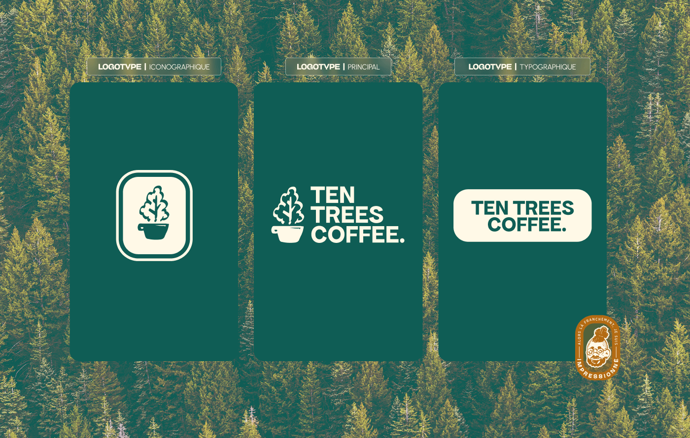 Ten Trees Coffee | Présentation des logotypes Ten Trees Coffee | Présentation des logotypes